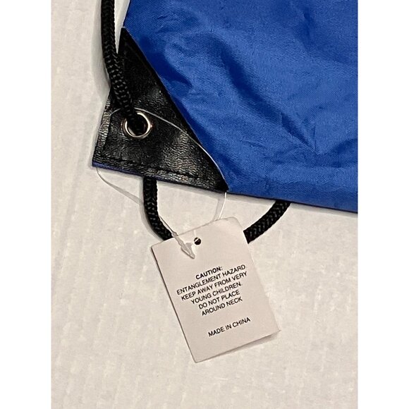 Disney Pluto Blue Drawstring Bag Yellow Bone Poop Bag Holder Gold Dog Tag Charm - Picture 7 of 10